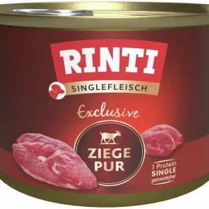 Sichere Zahlung Sparpaket 24 x 185 g Rinti Singlefleisch Exclusive Ziege Pur Hunde Nassfutter
